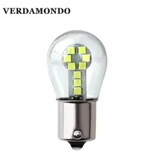 1 шт. 1156 BA15S 1157 BAY15D 18 SMD 3030 светодиодный светильник Поворотная сигнальная лампа тормозной светильник s Белый Желтый Красный DC 12V