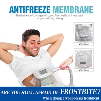 

50pcs anti freeze membranes antifeeze membranes cryo pad bag 28*28cm antifreeze membran for cryo therapy