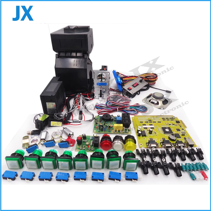 

Solt game kits with Coolair casino PCB board V33 hopper power coin mech buttons Wiring etc for casino slot game machine