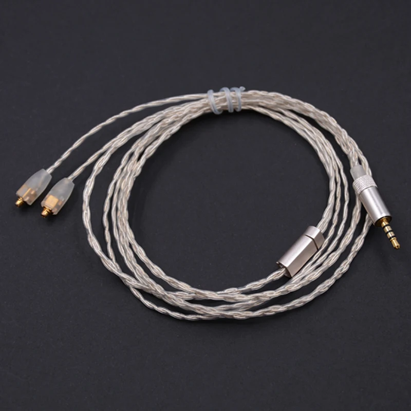 Prix pour NICEHCK Haute Qualité 2.5mm Équilibrée 4-Cores Pur Argent Écouteurs MMCX Câble 4-Pole Jack Plug Utiliser Pour Astell & Kerns ONKYO OPUS DAP Prix pour NICEHCK Haute Qualité 2.5mm Équilibrée 4-Cores Pur Argent Écouteurs MMCX Câble 4-Pole Jack Plug Utiliser Pour Astell & Kerns ONKYO OPUS DAP