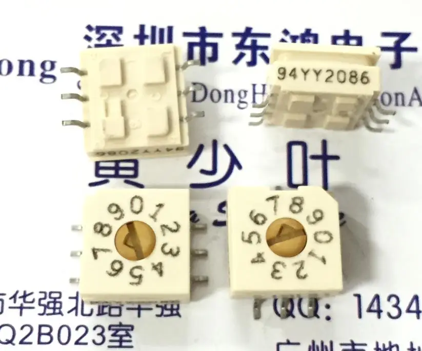 

5PCS/LOT The GRAYHILL rotary switch 10 rotating 0-9 toggle switch 94YY2086R encoding complement