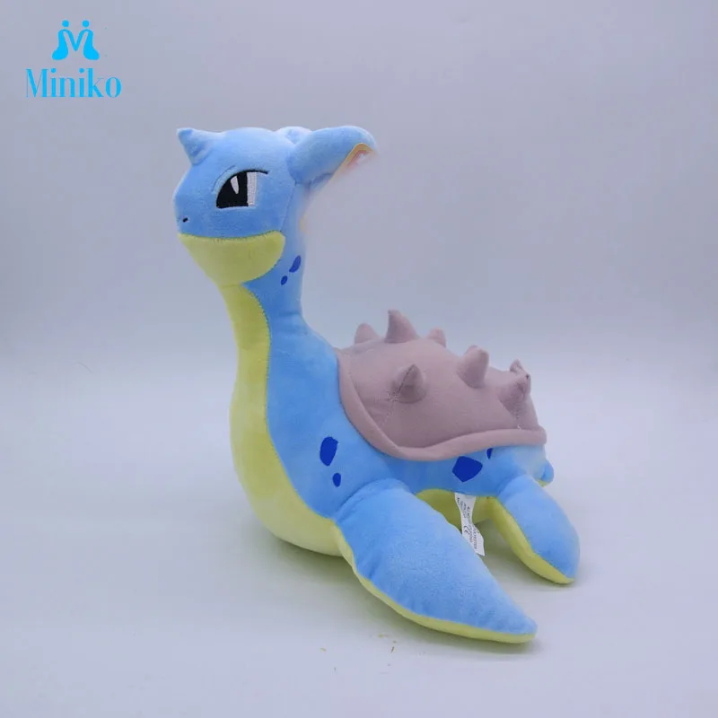 

26cm Cute Pocket Monster Japan Anime Kawaii Lapras Dragon Doll Soft Plush Toys For Boy Kid Children Birthday Christmas Gift