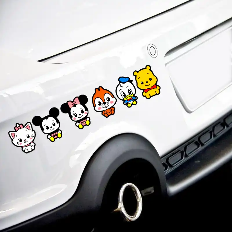54 Gambar Stiker Kartun Untuk Mobil Gratis Terbaik
