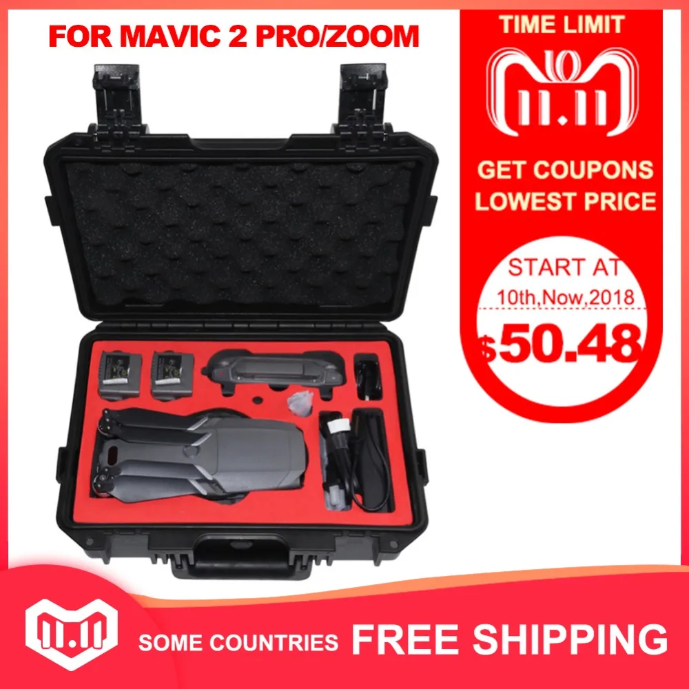 Goede Explosieveilige Mavic 2 Pro Mavic 2 Zoom Zak Doos Hoge Capaciteit Opslag Case voor DJI Mavic 2 Pro mavic 2 Zoom Drone Accessoires