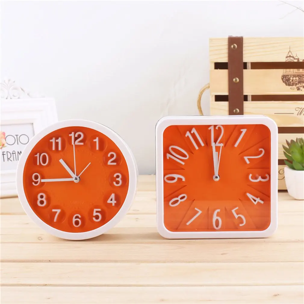

Creative Clock Round Square Shape Lazy Fashion Alarm Clock