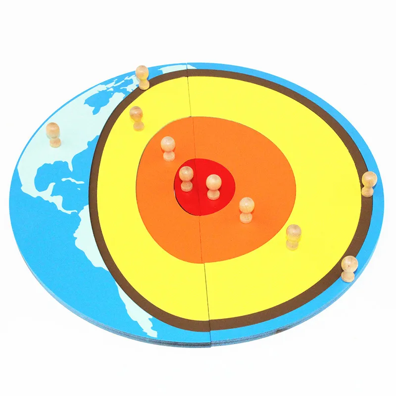 Baby Toy Montessori Solar Core Puzzle with Box Early Childhood Education Preschool Training Kids Brinquedos Juguetes