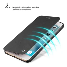 Qialino Роскошные Пояса из натуральной кожи чехол для iphone6 и 6S чехол для iPhone 6/6S плюс чехол откидная крышка для Iphone 6S случае