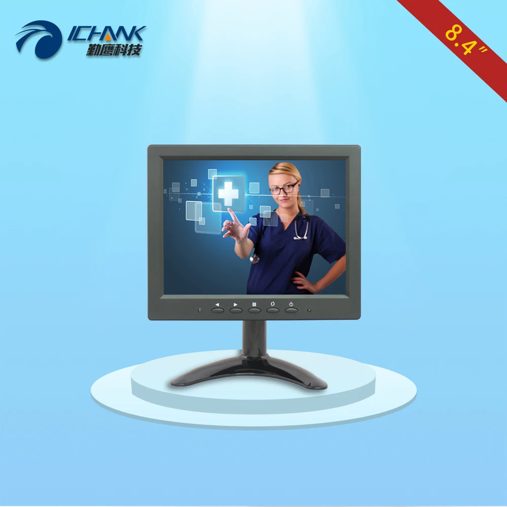 

ZB084JC-UV/8.4 inch 800x600 4:3 VGA USB Portable Industrial Medical Equipment 4-Wire Resistance Touch LCD Screen Display Monitor