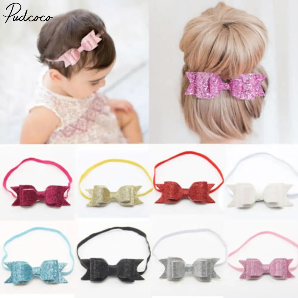 

Helen115 Sweet Baby Girls Kids Hairband Bow Elastic Band Headband Flower Hair Accessories