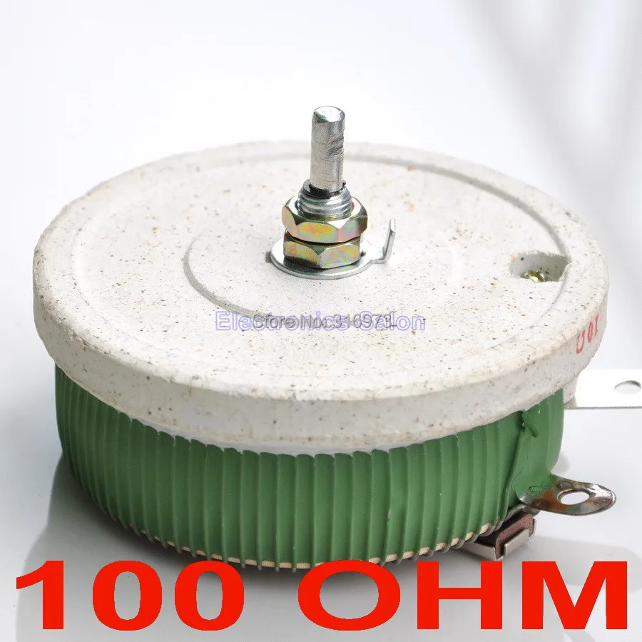 

200W 100 OHM High Power Wirewound Potentiometer, Rheostat, Variable Resistor, 200 Watts.