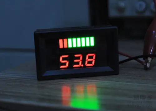 1PCS 6V Lead-acid Battery Charge Level Indicator Voltmeter Stable Red COLOUR | Электронные компоненты и