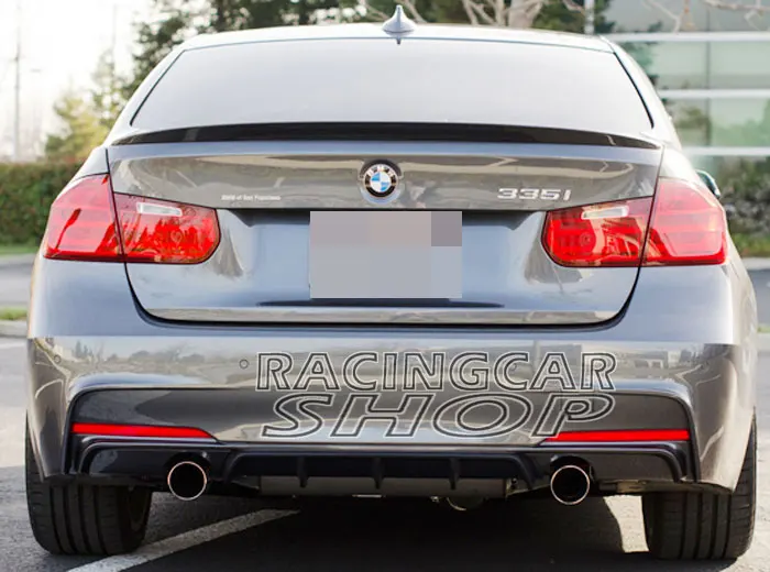 P Style REAR DIFFUSER for BMW F30 F31 3-series 335i M-TECH M-Sport BUMPER 2012UP