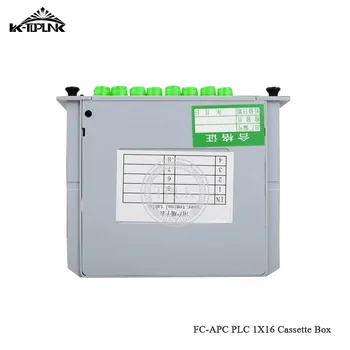 

Free Shipping 5pcs 1*16 FC APC PLC splitter Cassette box 1*16 splitter Fiber Optical Cassette Box PLC Splitter Module Inserting