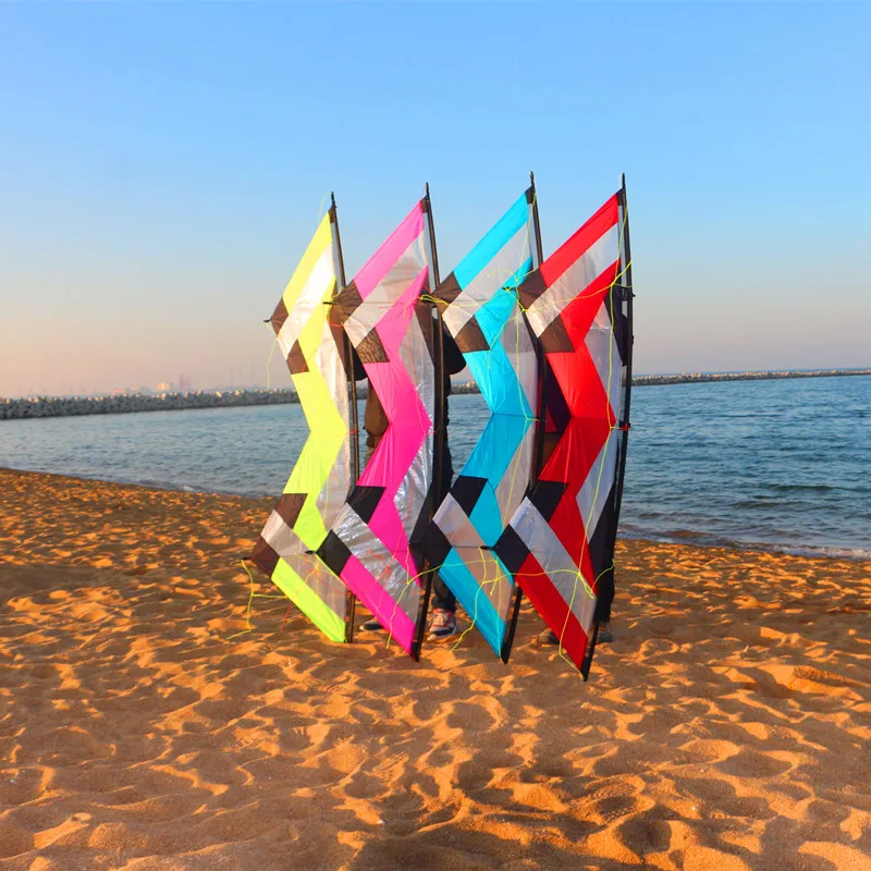 Envío Gratis cometas de albatros voladores de cometa de tracción de cuatro líneas de 2,1 m de alta calidad para adultos mangos de kitesurf de paracaídas - 1