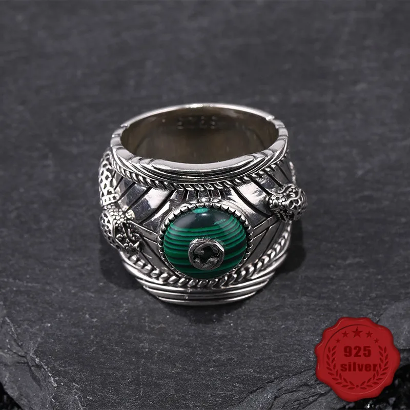 

925 sterling silver open ring personality student fashion temperament simple wild fresh couple double snake shape 2019 new