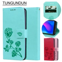 Чехол из искусственной кожи чехол для Umidigi Umi digi A3 Pro Чехол Флип-бумажник чехол s для Umidigi A3 Pro Чехол с тиснением розы