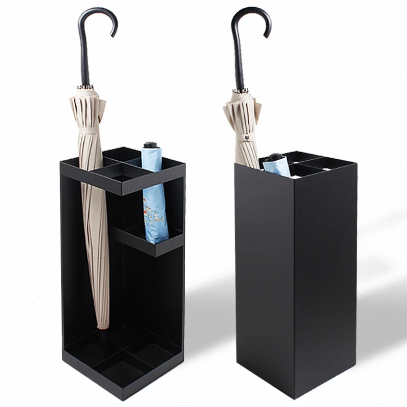 Creative White Metal Umbrella Stand, 4 Umbrellasin Wine