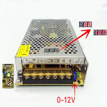 

digital display adjustable Switching Power Supply 12V 17A 200W DC voltage 0-12V adjustable