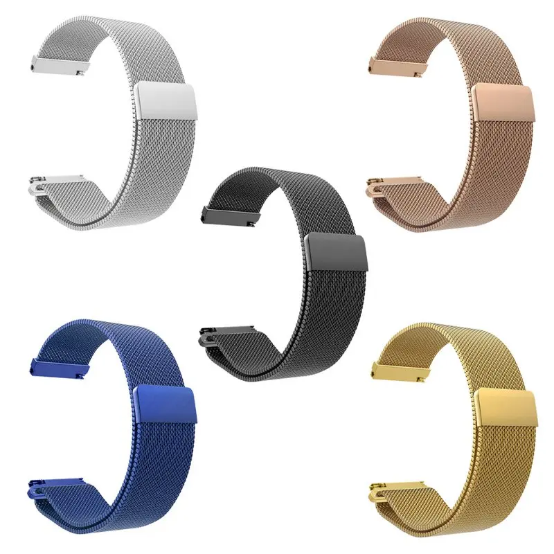 Luxury Smart Watch Magnetic Loop Stainless Steel Wristwatch Band Strap Link Bracelet Watchband