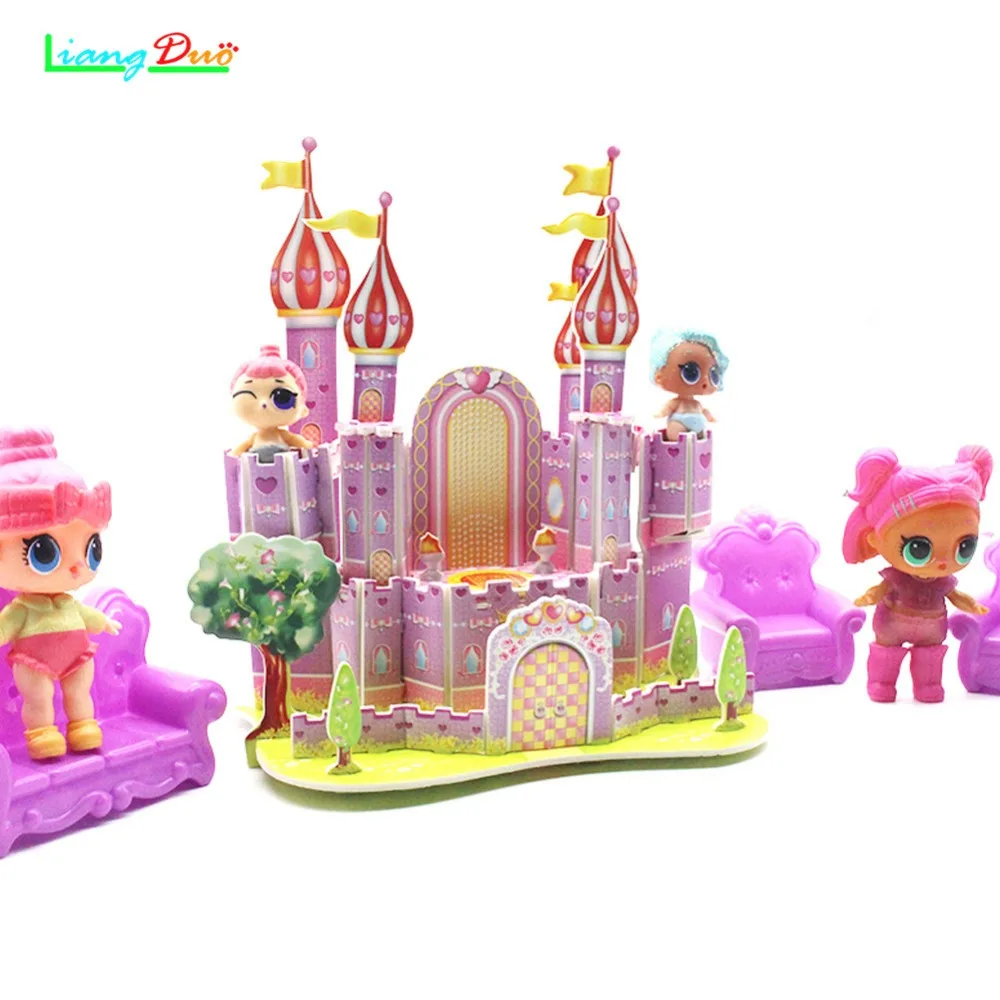 

Nieuwe aflevering LOL SPEELGOED Baby Veranderen LoL Action Figure Jigsaw Castle Kids Gift speelgoed voor meisjes