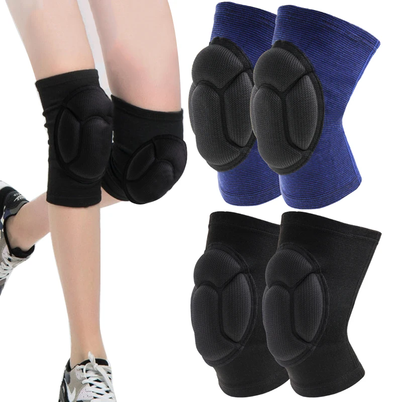 

1 Pair Fitness Knee Pads Running Cycling Knee Support Braces Elastic Sport Compression Kneepad Sleeve for Basketball Volleyball
