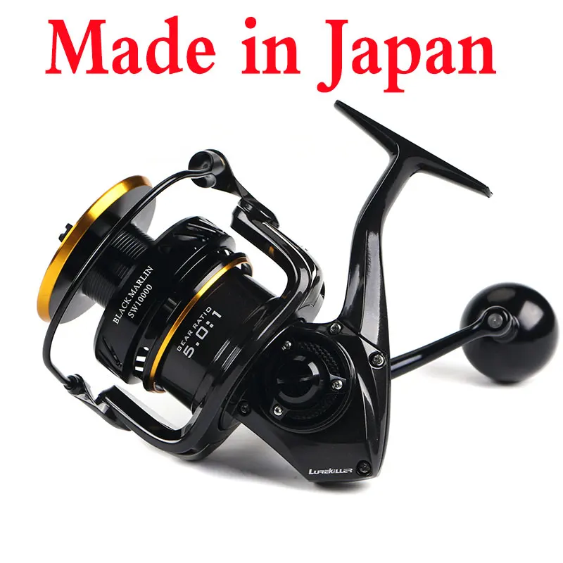 

LUREKILLER JAPAN MADE BLACK MARLIN SW10000 SPINNING JIGGING REEL SALTTWATER REEL 35KGS DRAG