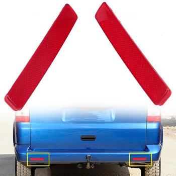 

2pcs Car Red Rear Bumper Reflector Tail Reflective Stikers for Caravelle (T5) 2003-2015 7E0945105C 7E0945106C