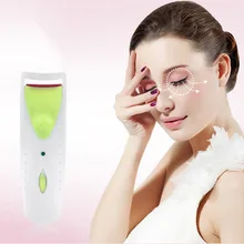 2016 Fashion Electric Heated Eyelash Curler Battery Operated Makeup Eye Lash Curling Tool Best selling