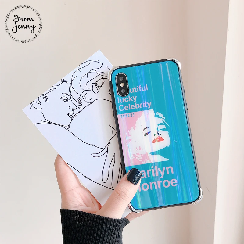 

Marilyn Monroe phone case for iPhone x xr xs max 6 6s 7 8 Plus new hot