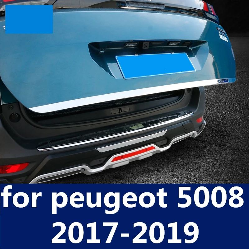 Trunk Rear Protector Trim Cover Rear Bumper Protector Sill Car Tail Door Trim car Accessories for peugeot 5008 2017-2019
Trunk Rear Protector Trim Cover Rear Bumper Protector Sill Car Tail Door Trim car Accessories for peugeot 5008 2017-2019