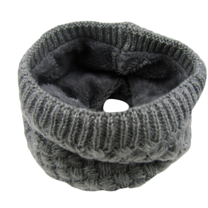 New Fashion Children Scarf Baby Winter Scarves Boys Girls Warm O-Ring Scarves For Kids Women Men Collar Neck Warmer Neckerchief