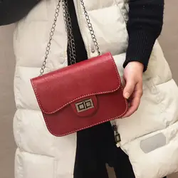 Женская модная однотонная сумка-мессенджер с застежкой, сумка через плечо, женская сумка для 2018, горячая распродажа, модная повседневная