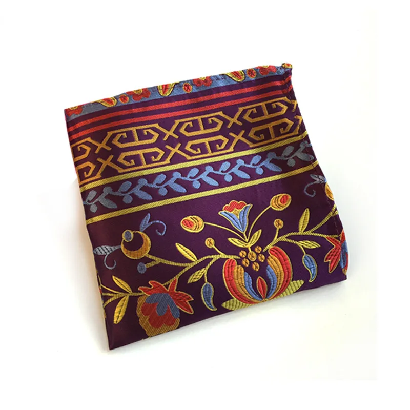 Новые 23 цвета тканые носовые платки Paisly кешью орехи Hanky мужские деловые