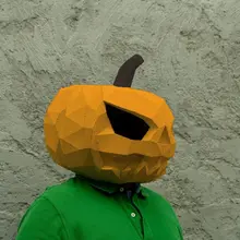 Хэллоуин Тыква DIY животное костюмная Маска Косплей взрослые дети картон дышащий Хэллоуин Рикки смешные маски