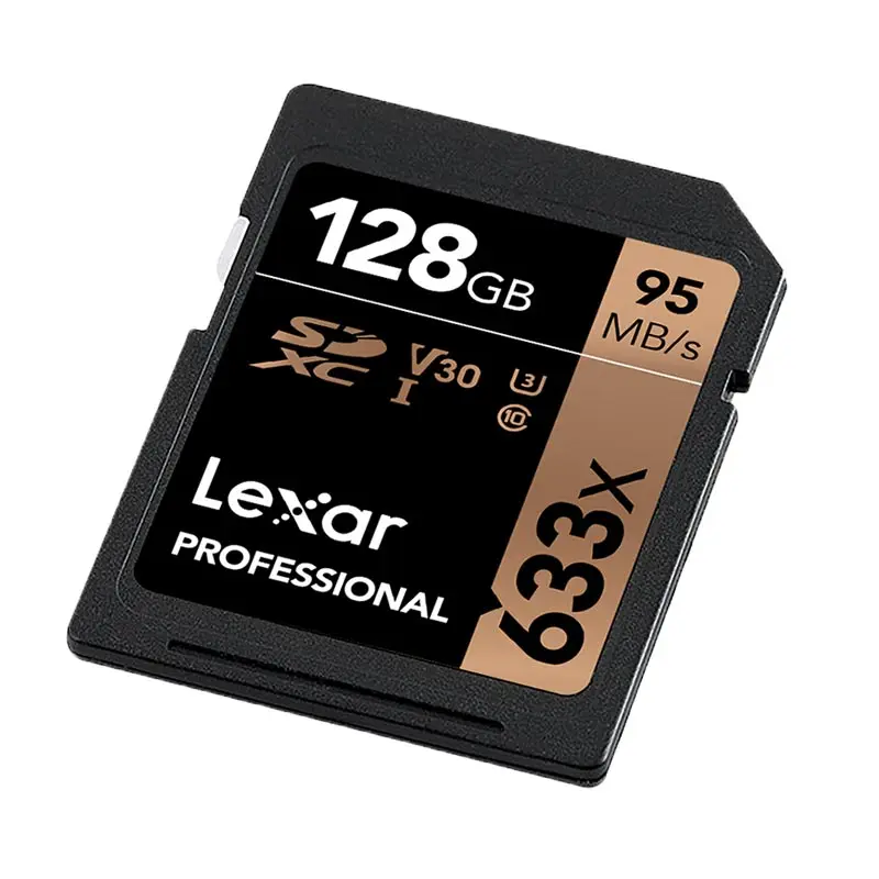Original Lexar SD Card 128GB 633x SDXC carte sd cards 128 GB 95MB s Professional Memory 3