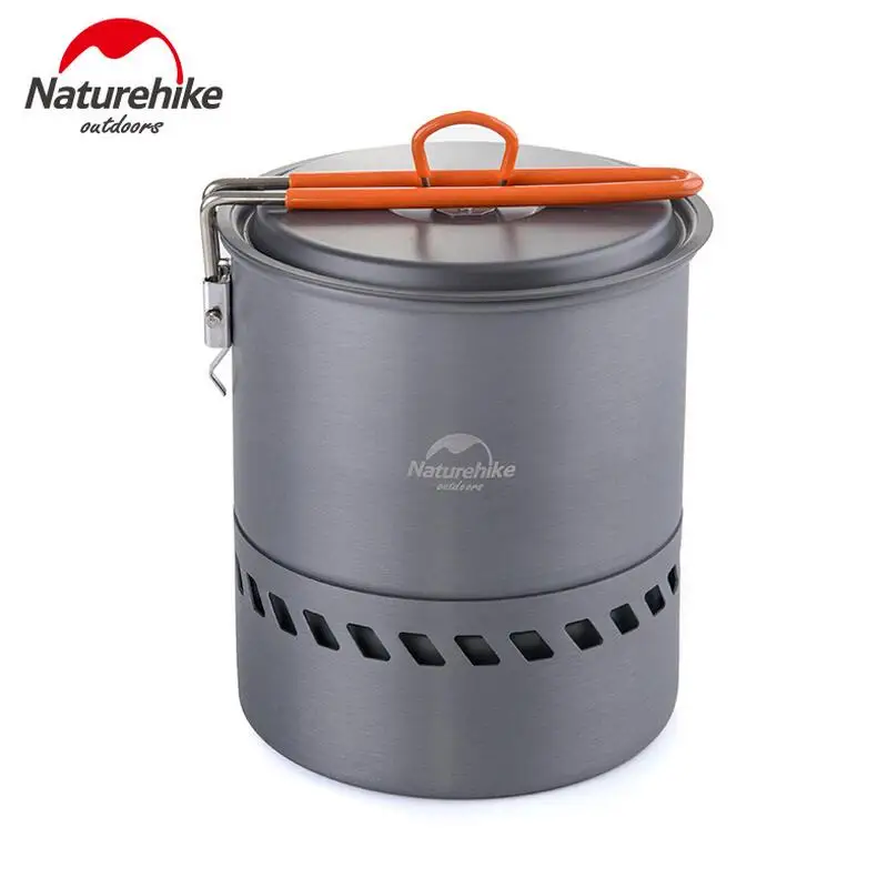 Naturehike camping picnic olla de cocina juego de platos de acero inoxidable al aire libre juego de cocina ollas utensilios camping al aire libre vajilla