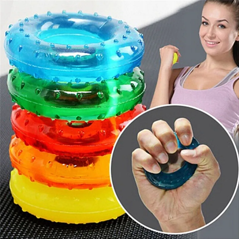 Gmarty 50Kg Fitness Hand Gripper Silicone Resistance Strength Trainer