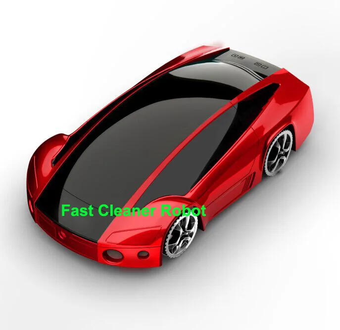Newest Super Cool Sports Car Model Design Automatic Robot Vacuum Cleaner With Handhold portable vacuum cleaner Double USE | Бытовая