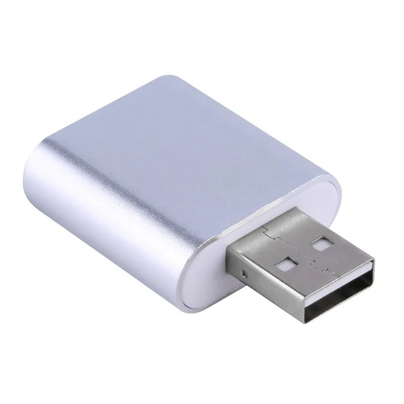 USB звуковая карта Virtual 7 1 внешняя 3D стерео к разъему 3 5 мм наушники микрофон