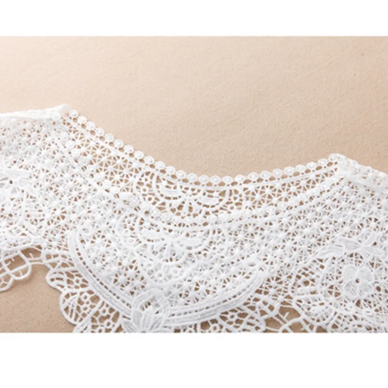 New Knitted lace collar hollowed-out neck jacket strapless,small condole,shawl,vest lace fabric CR1583