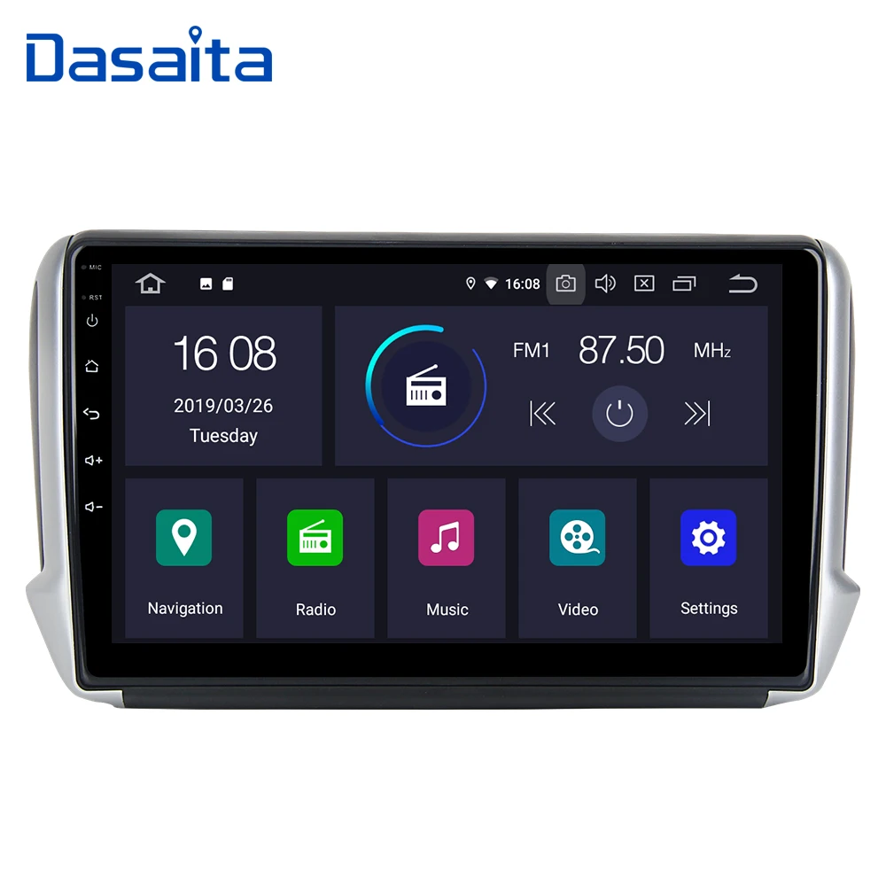 

Android 9.0 Car TDA7850 for Peugeot 2008 208 2012 2013 2014 2015 2016 2017 GPS 16G ROM Autoradio 1 Din 10.2" IPS Touch Screen