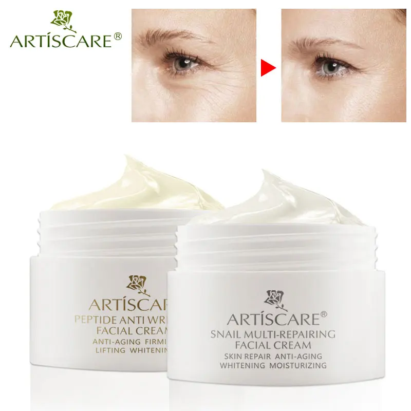 

ARTISCARE Snail Repair + Peptide Facial Cream Whitening Anti Aging Face Care Acne Treatment Oil-Control Shrink Pores Skin Care