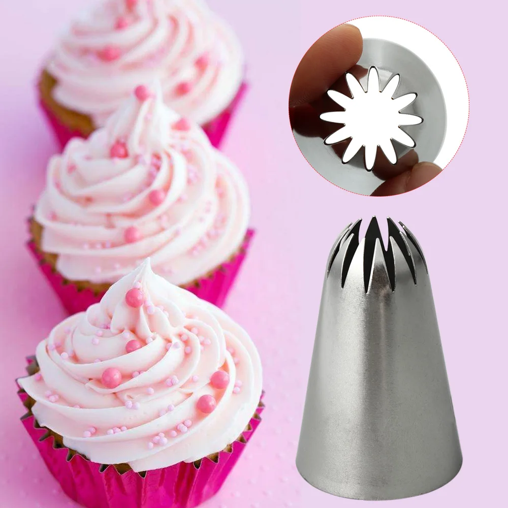Buy 1pc 1E Large Cream Icing Piping Nozzle Useful