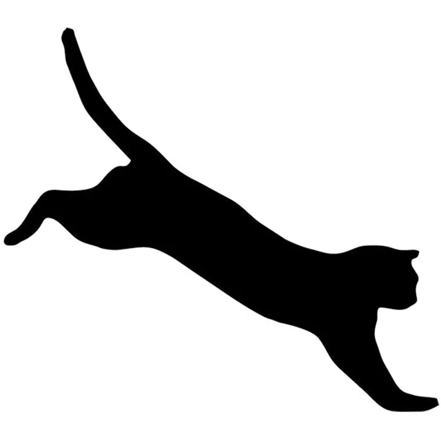 Cartoon Black Cat Jumping Cartoon Black Cat Jumping