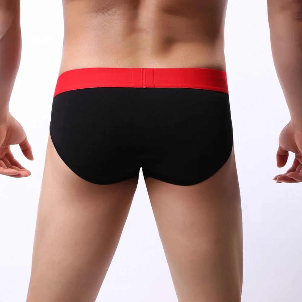 2019 Men's cotton briefs breathable swimming shorts comfortable underwear sexy briefs beach shorts briefs sexy hombre 40J10 (7)
