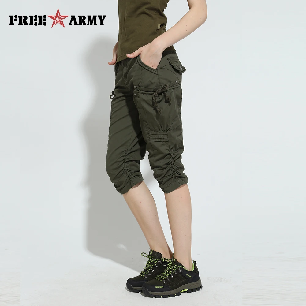 cargo half pants for ladies