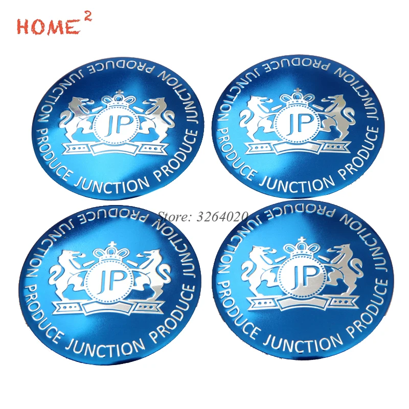 

56.5mm Car Wheel Hub Cap Stickers Tire Center Emblem Badge for JP Logo for Dodge Jaguar Tesla Holden BMW Lexus Skoda Accessories
