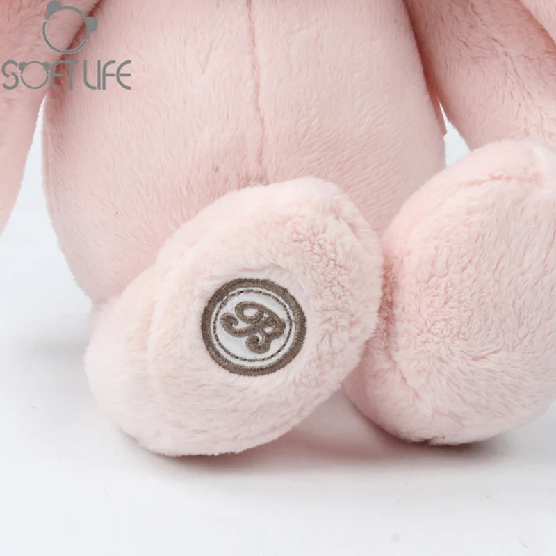 Kawaii Long Ear Rabbit Plush Dolls Toy Bunnies Kids Stuffed Animals Soft Toy Bunny Fluffy Hare Cushion juguetes Educational Doll (32)