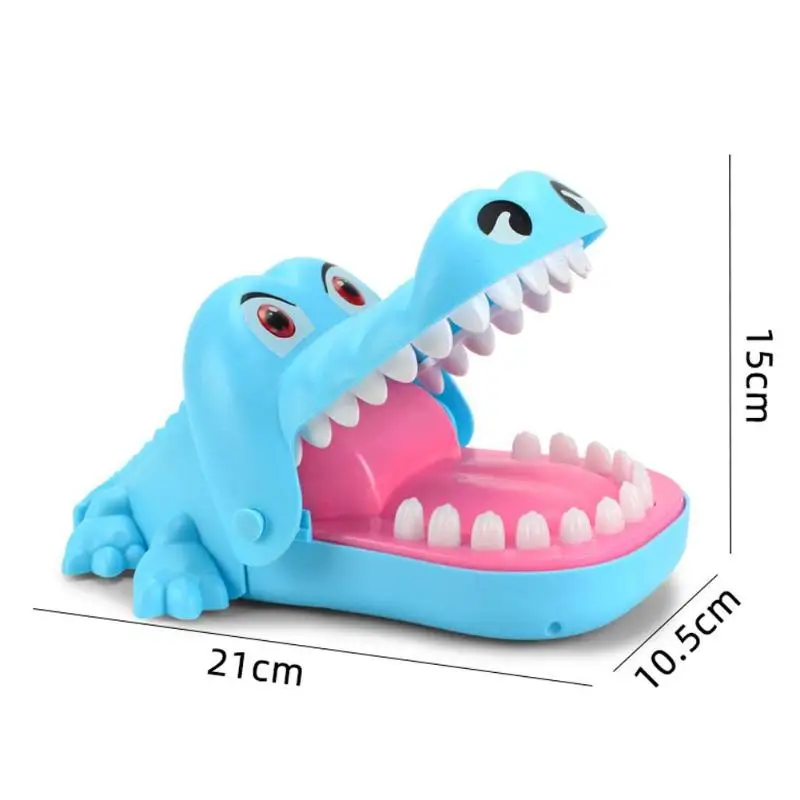 Электрический звуковой свет крокодил кусает за палец игрушка Большой Крокодил тянет зубчатый барьер игры игрушки Детские творческие смешной ловкий игрушки