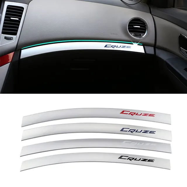 Color My Life Car Chrome Glove Box Decoration Trim Glovebox Cover